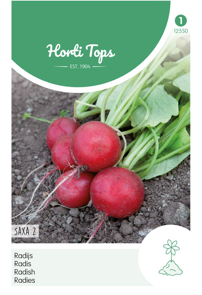 Hortitops Radijs Raphanus sativus Saxa - 2 - Groentezaden Hortitops Radijs Raphanus sativus Saxa - 2 - Groentezaden