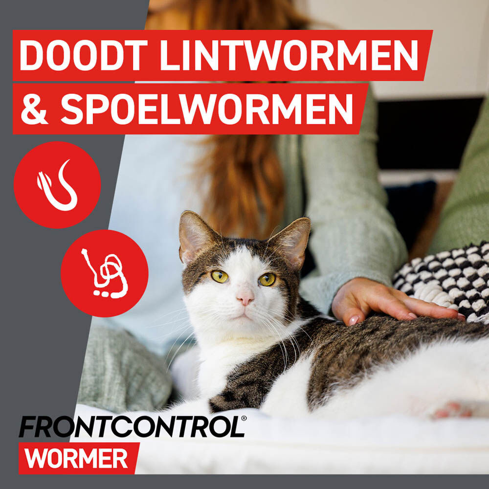 Frontcontrol - Ontwormer Kat - 2 tabletten
