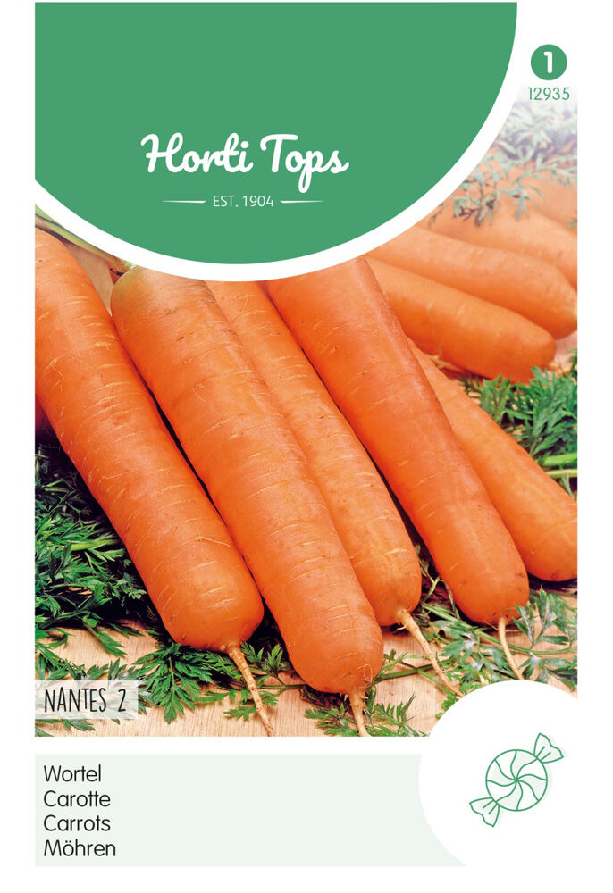 Hortitops Wortelen Daucus Carota Nantes - Groentezaden - 6 Hortitops Wortelen Daucus Carota Nantes - Groentezaden - 6