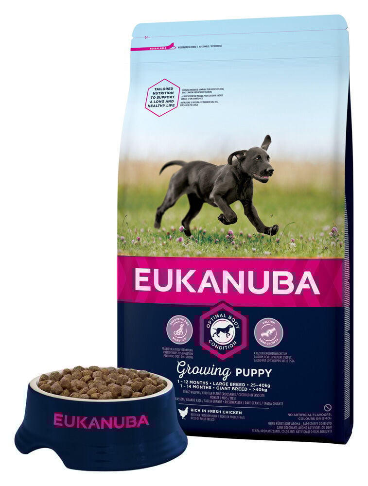 Eukanuba Growing Puppy Large - Hondenvoer - Kip - 3 kg