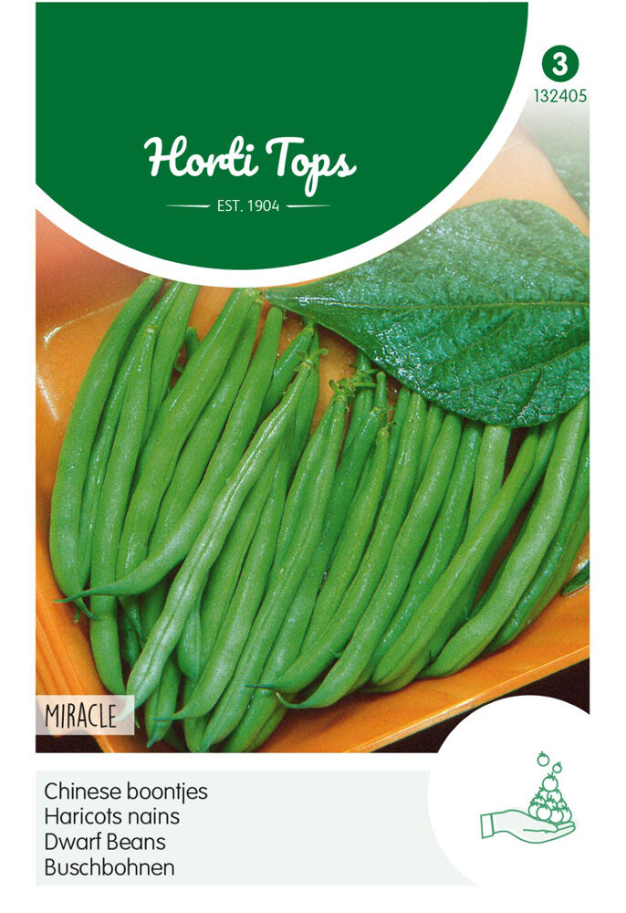 Hortitops Chinese boon Miracle Phaseolus vulgaris - Groentezaden Hortitops Chinese boon Miracle Phaseolus vulgaris - Groentezaden