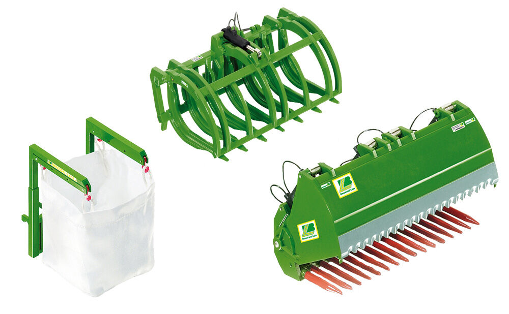 Wiking Accessoireset voorlader - set B JD groen 1:32 - Accessoires Wiking Accessoireset voorlader - set B JD groen 1:32 - Accessoires
