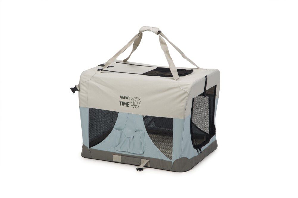 Beeztees - Honden Reisbench - blauw - 52x52x70 cm - M Beeztees - Honden Reisbench - blauw - 52x52x70 cm - M