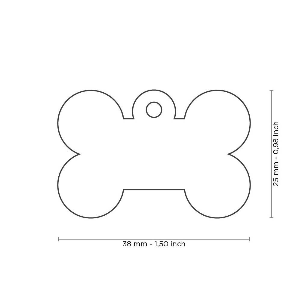 My Family Bot - Hondenpenning - rood - L