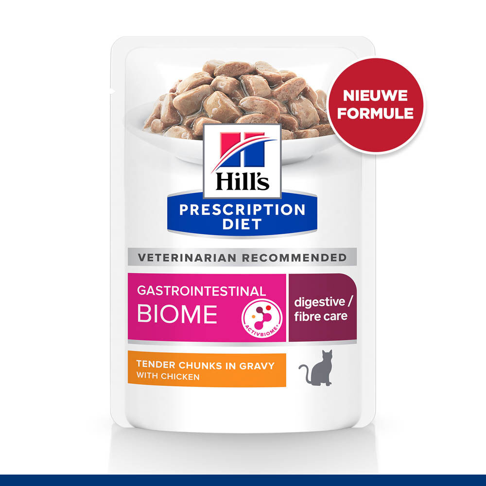 Hill's Prescription Diet Gastrointestinal BIOME - Kattenvoer - Kip - 1,02 kg