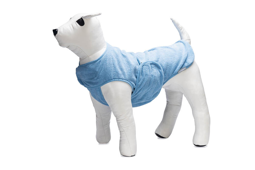 Beeztees Aras - Hondenbadjas - blauw - S/m