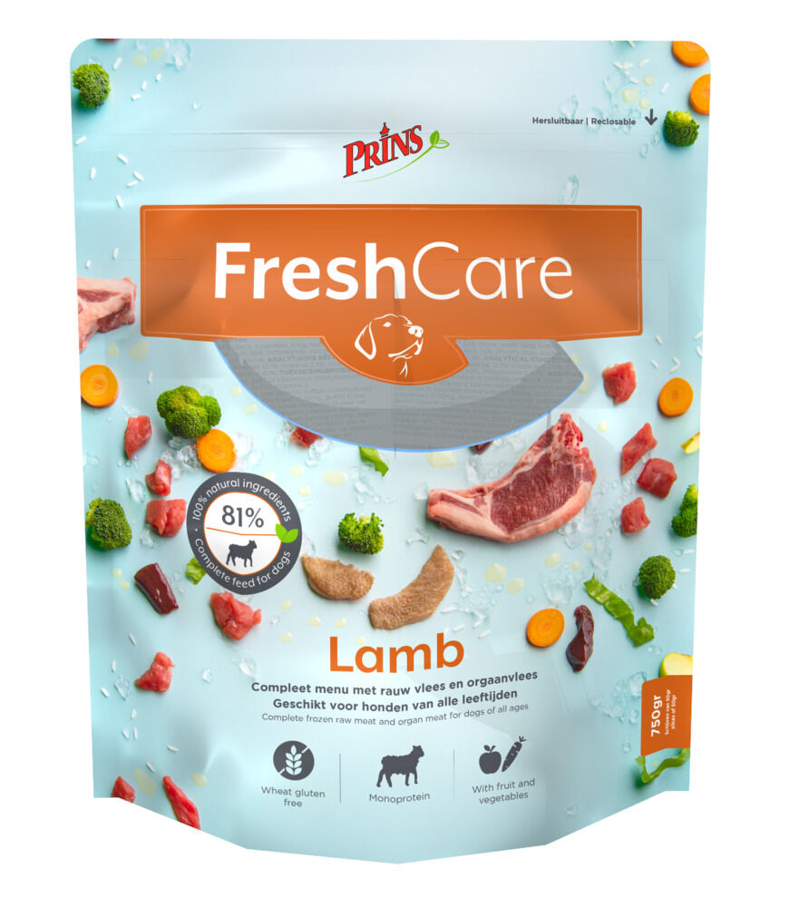 Prins FreshCare - Hondenvoer - 750.00 - groente, lam