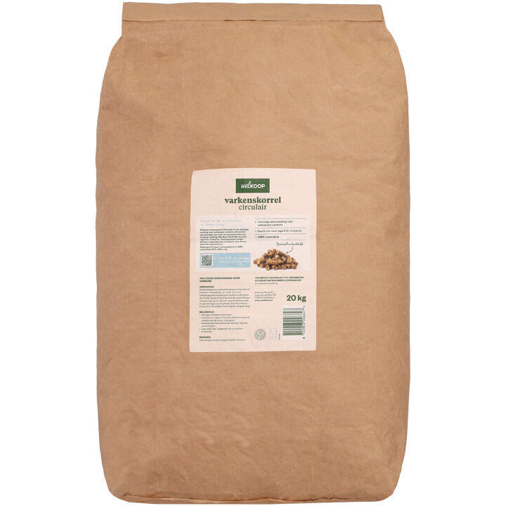 Welkoop Varkenskorrel Circulair - Varkensvoer - 20 kg