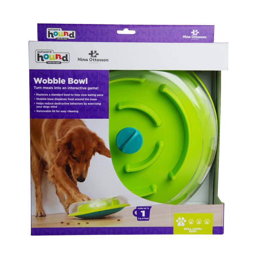 Nina Ottosson Wobble Bowl - Puzzel - Hondenspeelgoed Nina Ottosson Wobble Bowl - Puzzel - Hondenspeelgoed