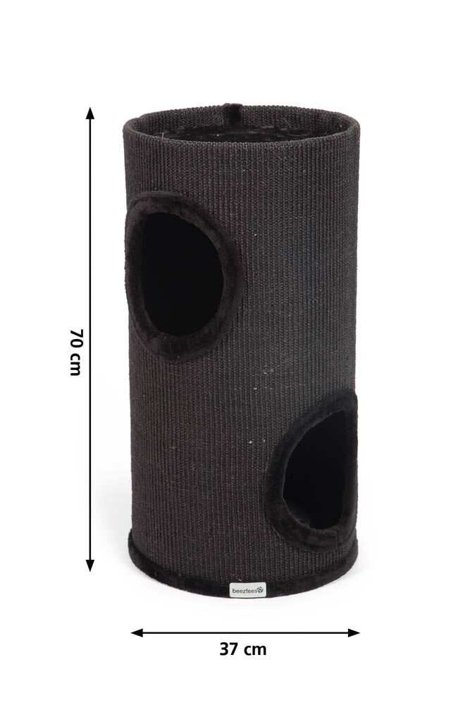 Beeztees Stina - Krabton - Zwart - 1x37x1 cm Beeztees Stina - Krabton - Zwart - 1x37x1 cm