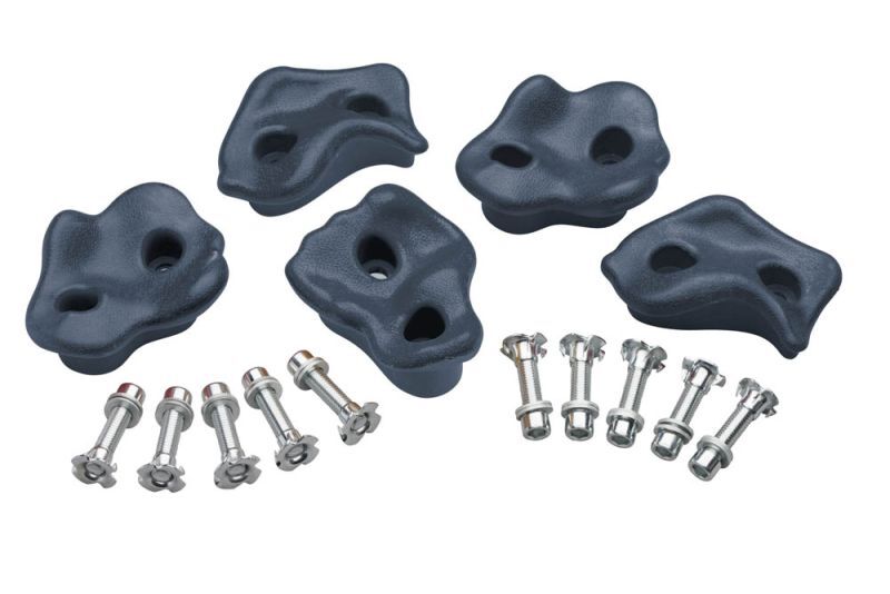 Swing King Kunststof - Klimsteenset - Grijs - M Swing King Kunststof - Klimsteenset - Grijs - M