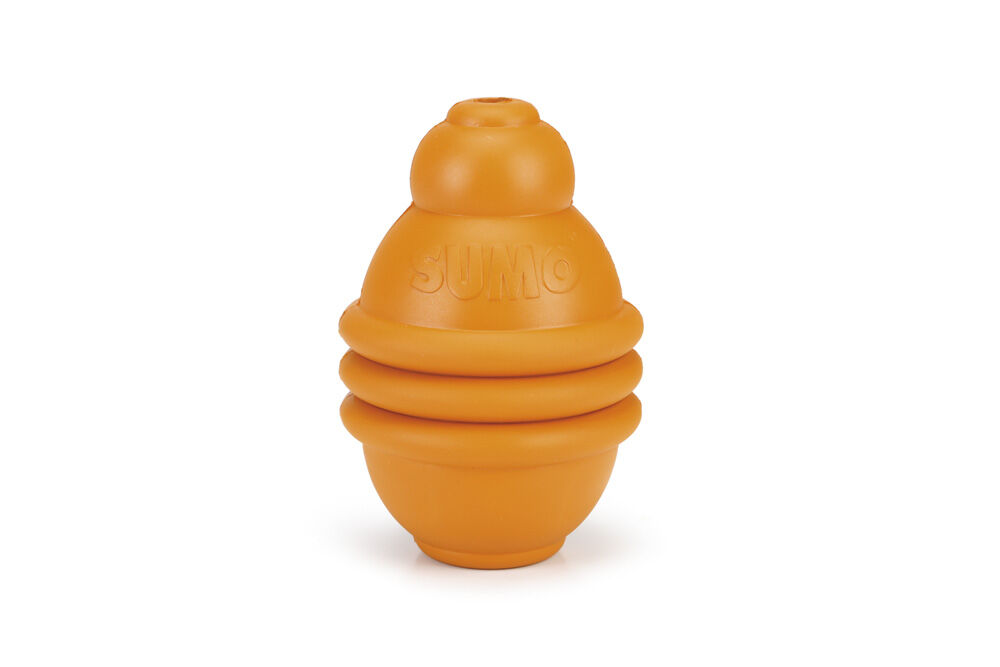 Beeztees Sumo Play - Vulbaar Hondenspeelgoed - oranje - 15x10x10.5 cm - L Beeztees Sumo Play - Vulbaar Hondenspeelgoed - oranje - 15x10x10.5 cm - L