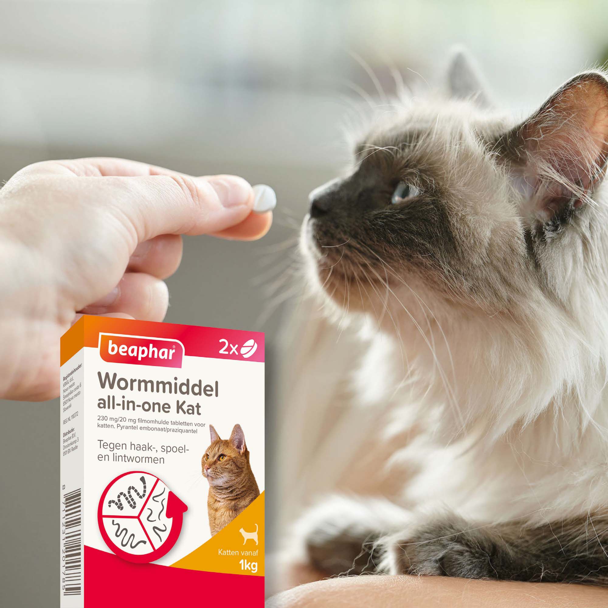 Beaphar all-in-one Tabletten - Ontwormen Kat en Kittens