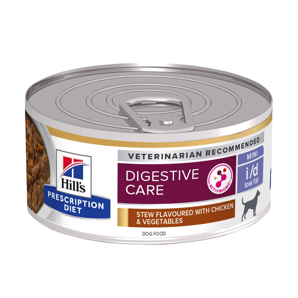 Hill's Prescription Diet i/d ActivBiome+ Low Fat Digestive Care Mini - Hondenvoer veterinair Hill's Prescription Diet i/d ActivBiome+ Low Fat Digestive Care Mini - Hondenvoer veterinair