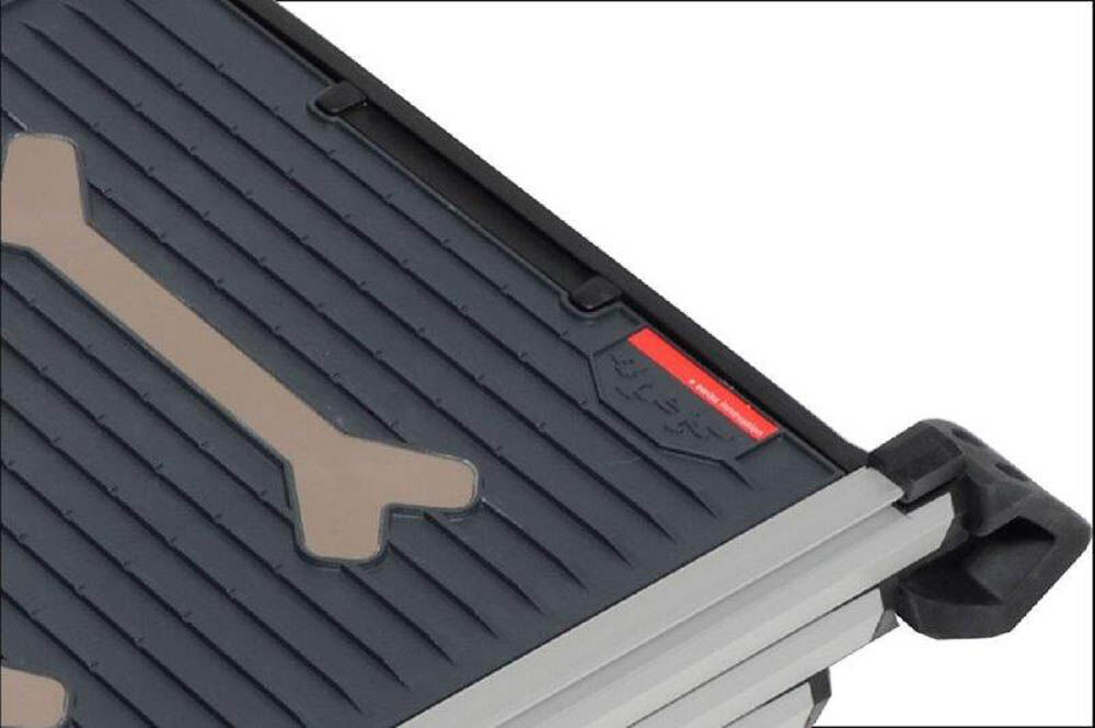 Proline Easy-steps - Loopplank Hond - Uitschuifbaar - zwart - 42.00 cm