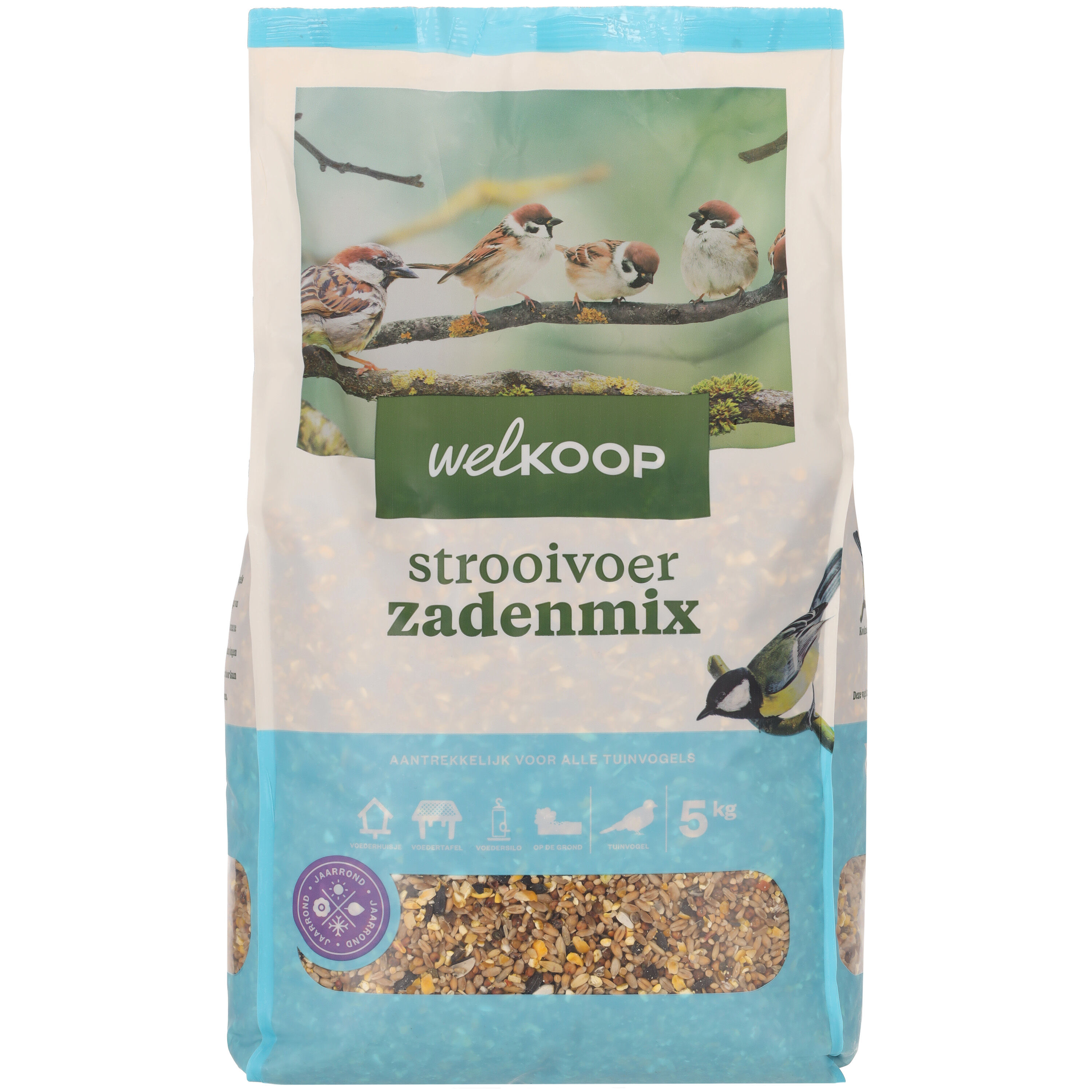 Welkoop - Strooivoer met Zaden - Tuinvogelvoer - 5 - Zadenmix
