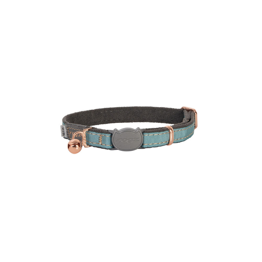 Rogz - Kittenhalsband - 23 cm - 2.00 cm - Blauw - 2.00 cm - XS - 21.00 cm