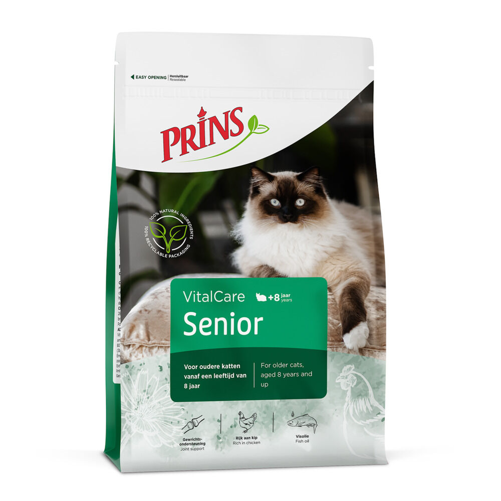 Prins VitalCare - Senior - Kattenvoer - 1500.00 - gevogelte