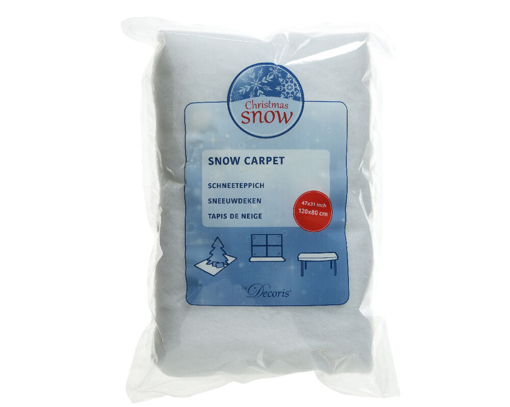 Decoris - Sneeuwdeken - Wit - 10x80x120 cm Decoris - Sneeuwdeken - Wit - 10x80x120 cm