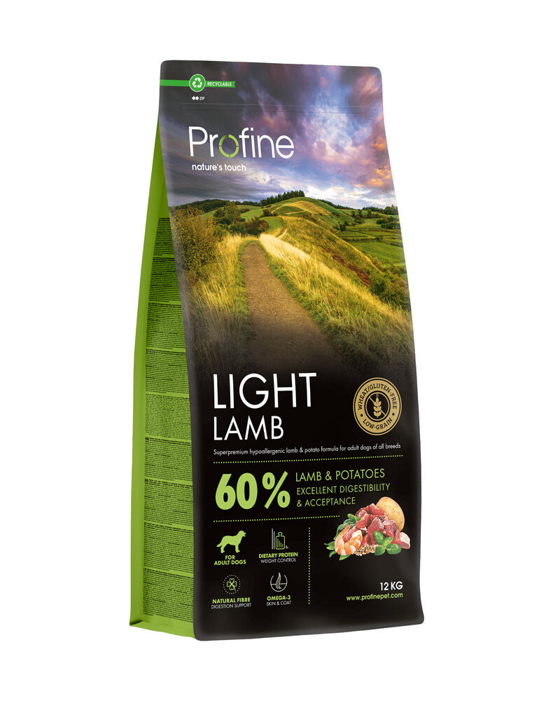 Profine Light Lamb & Potatoes - Hondenvoer - Lam - 12 kg