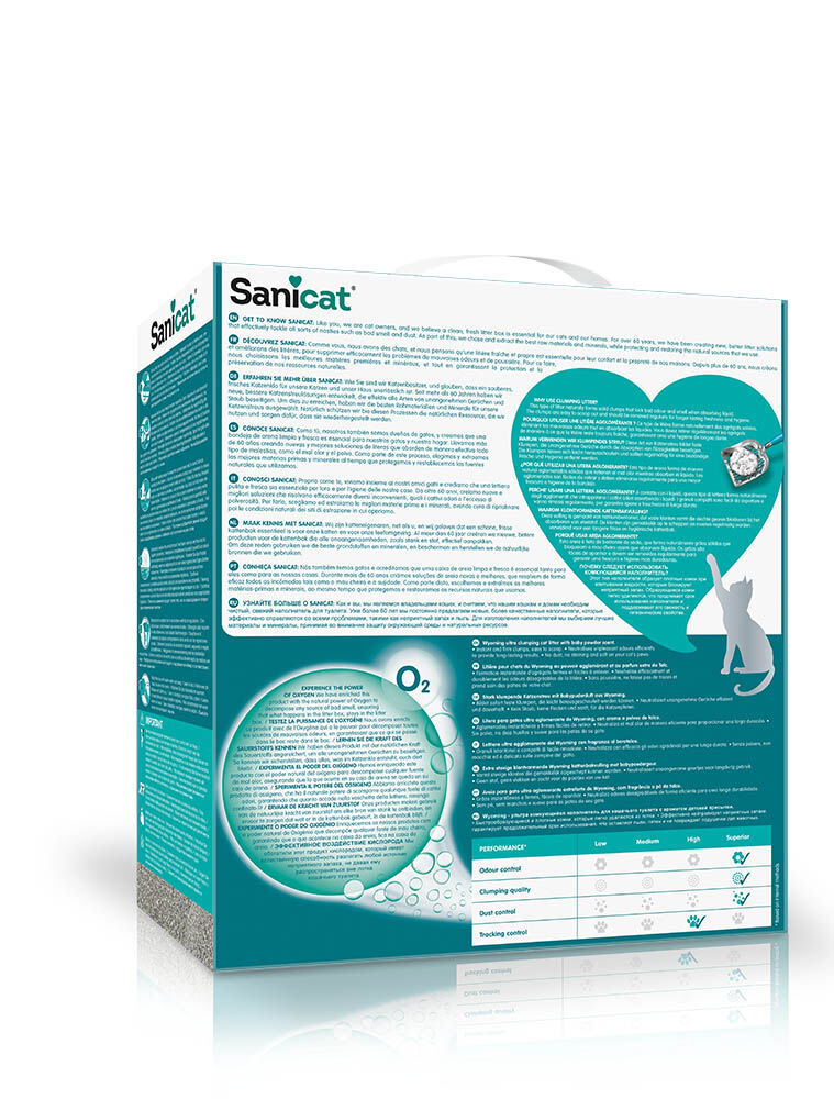 Sanicat Strong Clumps - Kattenbakvulling - Babypoeder - 10 L
