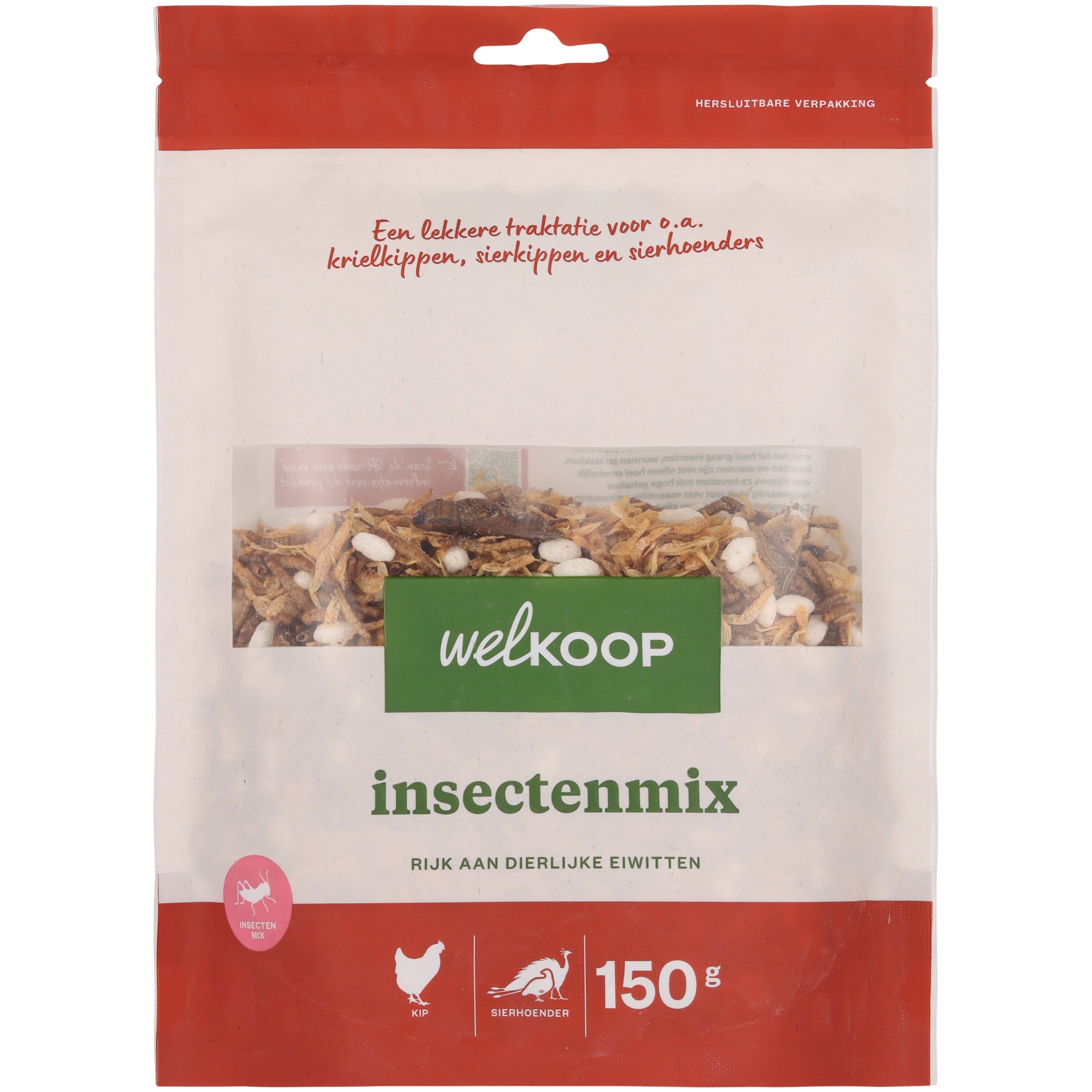 Welkoop Insectenmix - Kippensnack Welkoop Insectenmix - Kippensnack