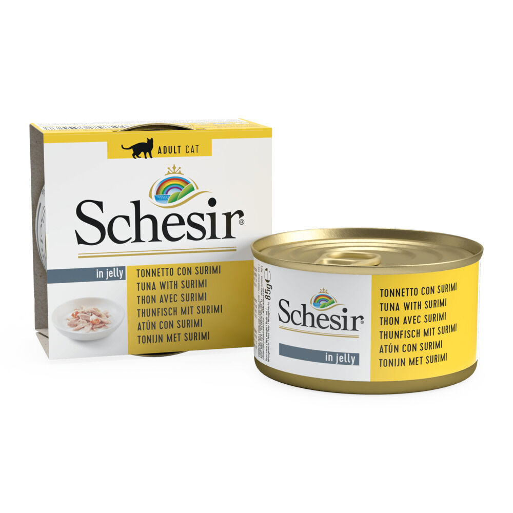 Schesir - Kattenvoer in Gelei - Tonijn - 85 gram