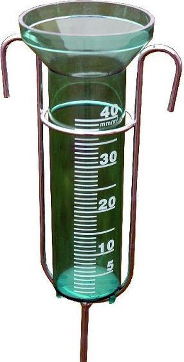Regenmeter met steel Regenmeter met steel