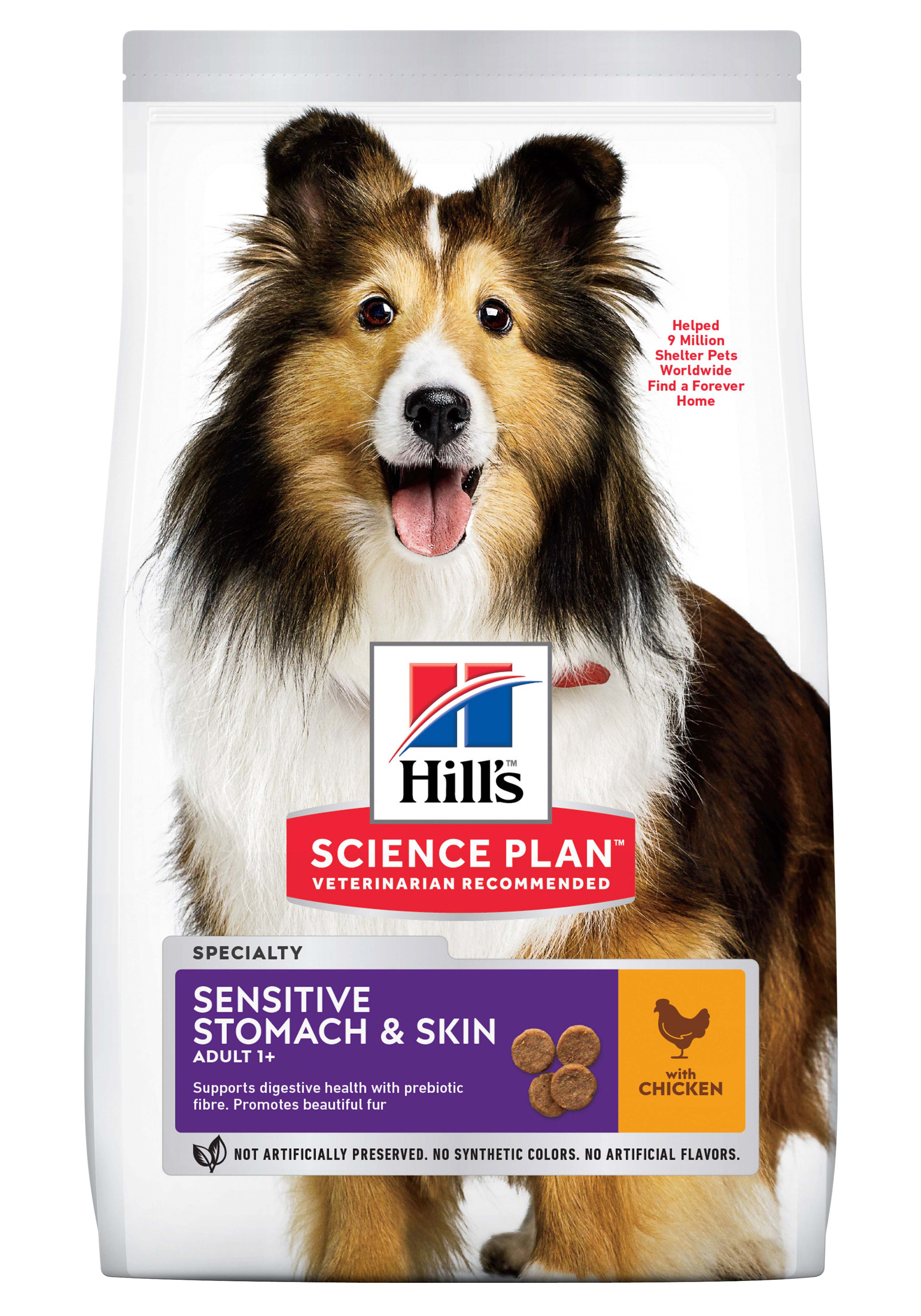 Hill's Science Plan Adult Sensitive Stomach & Skin - Hondenvoer Hill's Science Plan Adult Sensitive Stomach & Skin - Hondenvoer