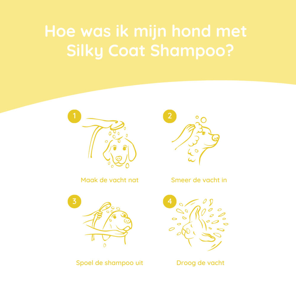 Greenfields Silky Coat - Langharige vacht - Hondenshampoo - 18.00 cm - 270.00 - Transparant - 5.00 cm - 5.00 cm
