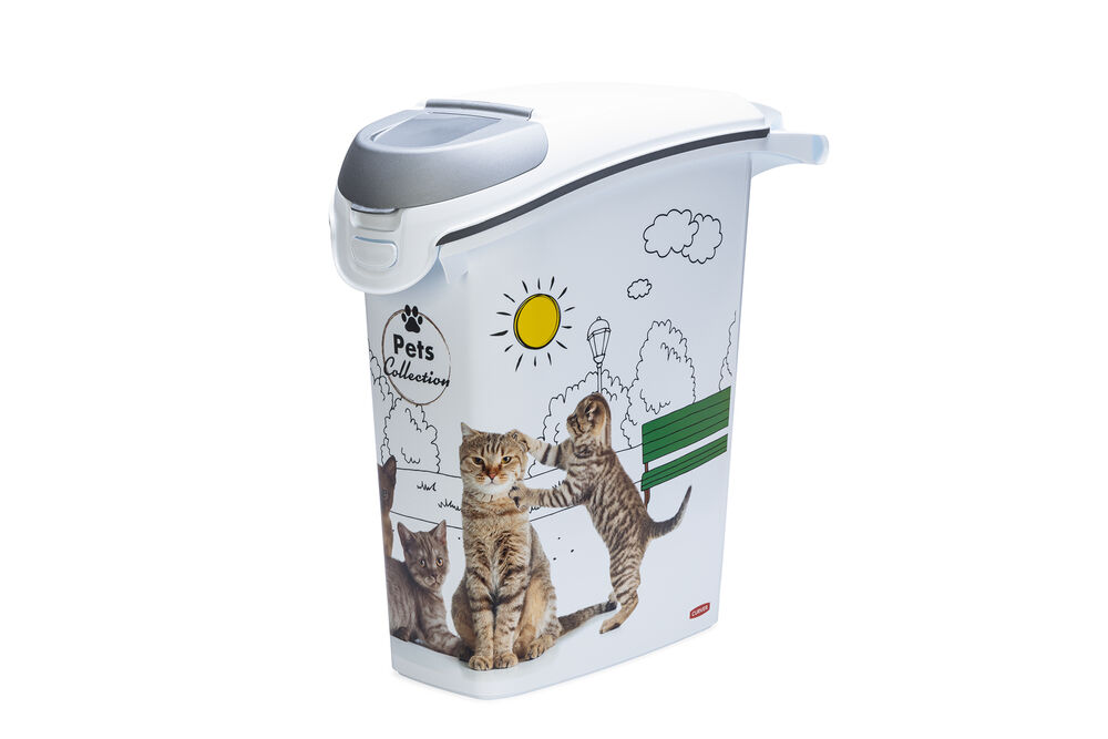 Curver Kat - Voercontainer - 23 l - Wit - 1x23x1 cm