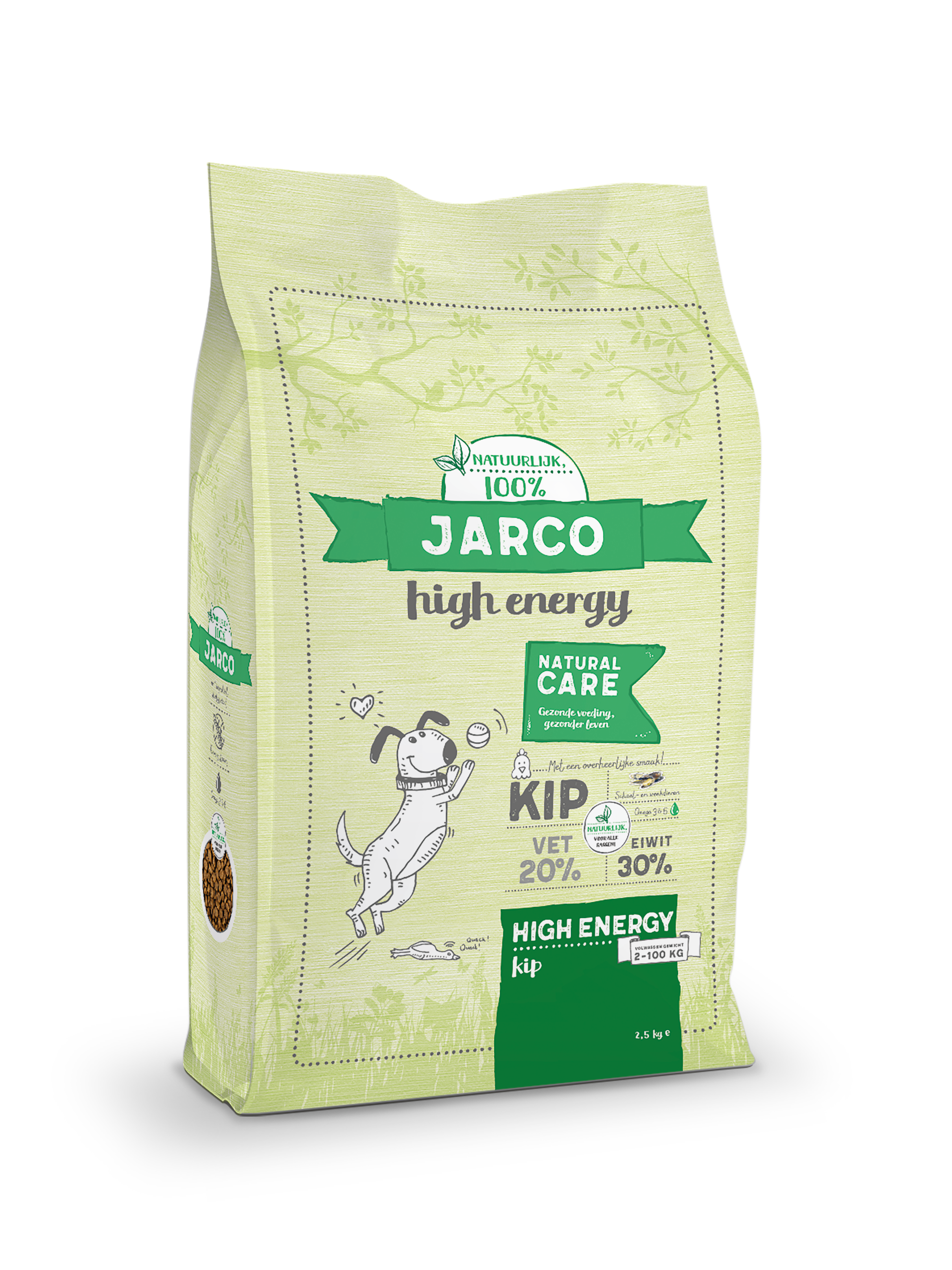 Jarco Dog Energy - Hondenvoer - Kip - 12,5 kg