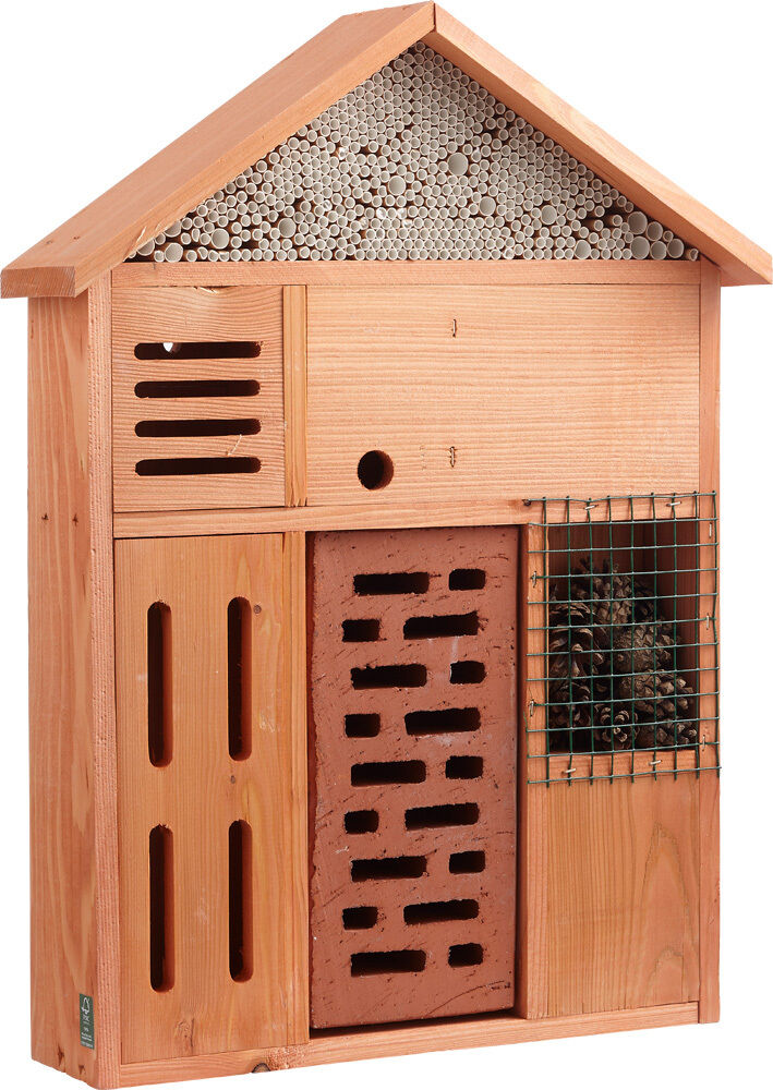 Welkoop Insectenhotel - Bruin - XL 38,9X15,6X58cm