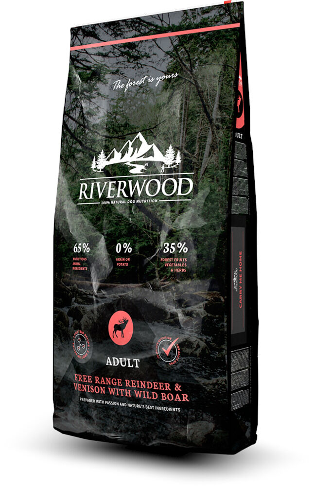 Riverwood  Adult - Hondenvoer - Rendier - Hert - 12 kg