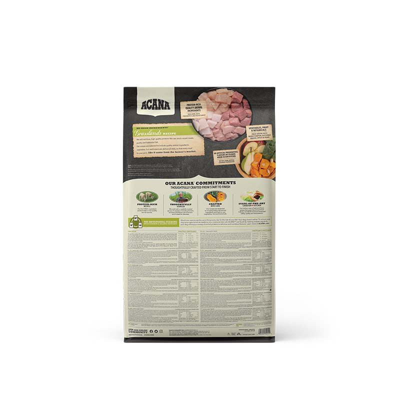 Acana Regionals Grasslands Dog Highest proteïn - Hondenvoer - 11.4 - eend, lam