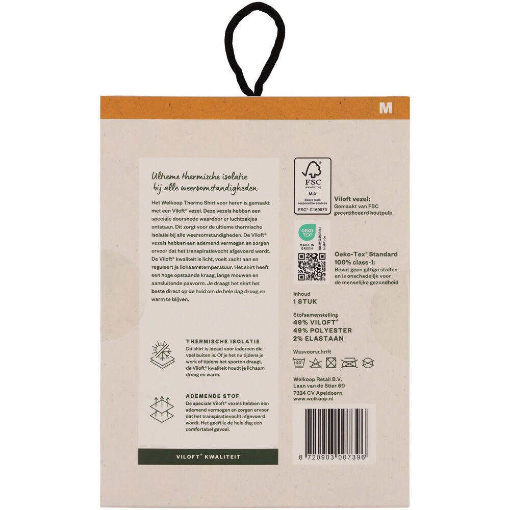 Welkoop - Thermoshirt - M - Zwart