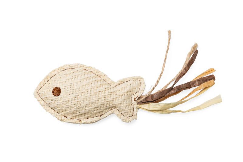 Beeztees Visje Sadie - Kattenspeeltje - Beige