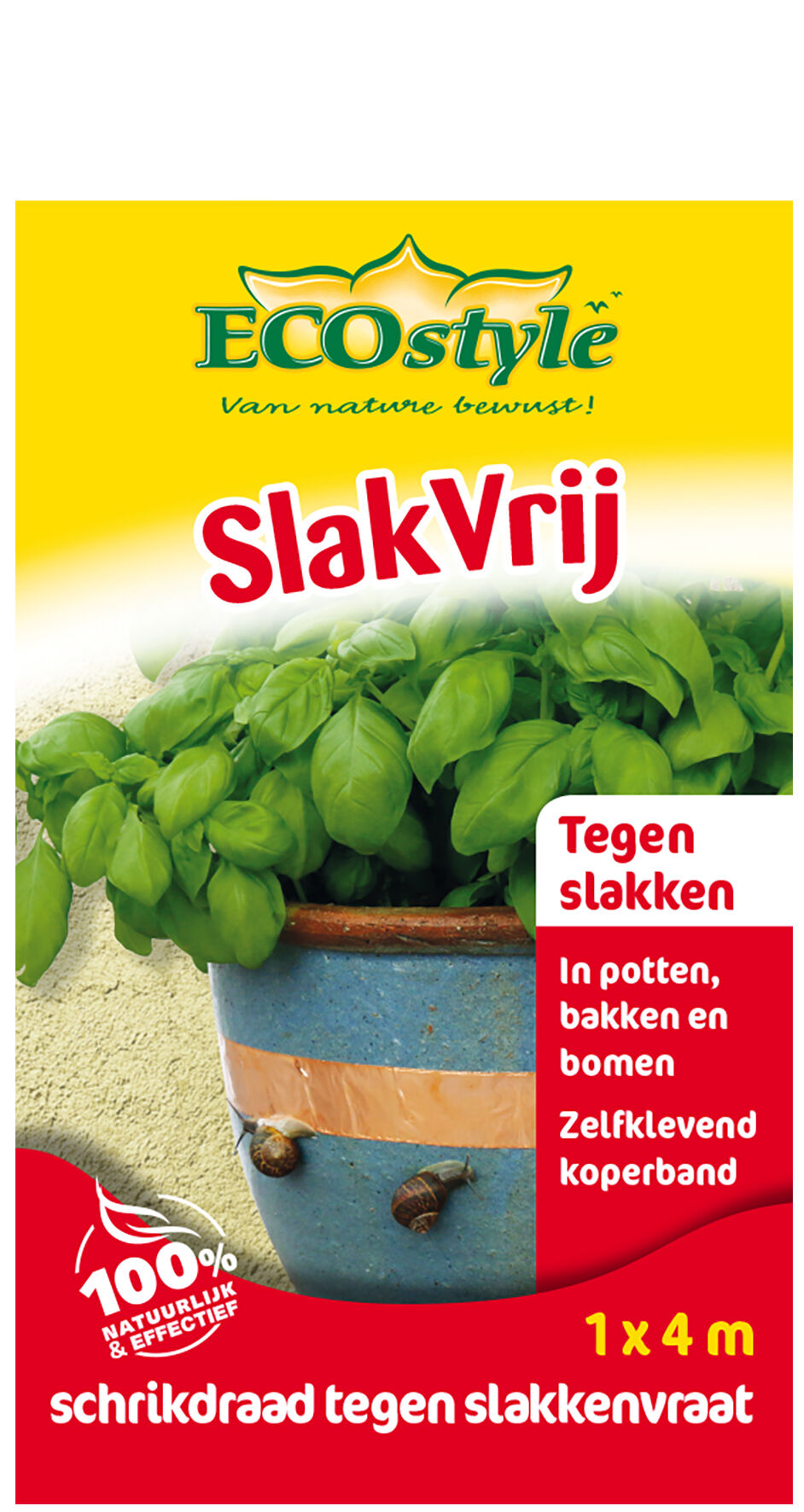 ECOstyle SlakVrij koperband - Tegen slakken ECOstyle SlakVrij koperband - Tegen slakken