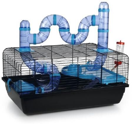 Beeztees Fred - Knaagdierenkooi - Zwart - 38x58x29 cm Beeztees Fred - Knaagdierenkooi - Zwart - 38x58x29 cm