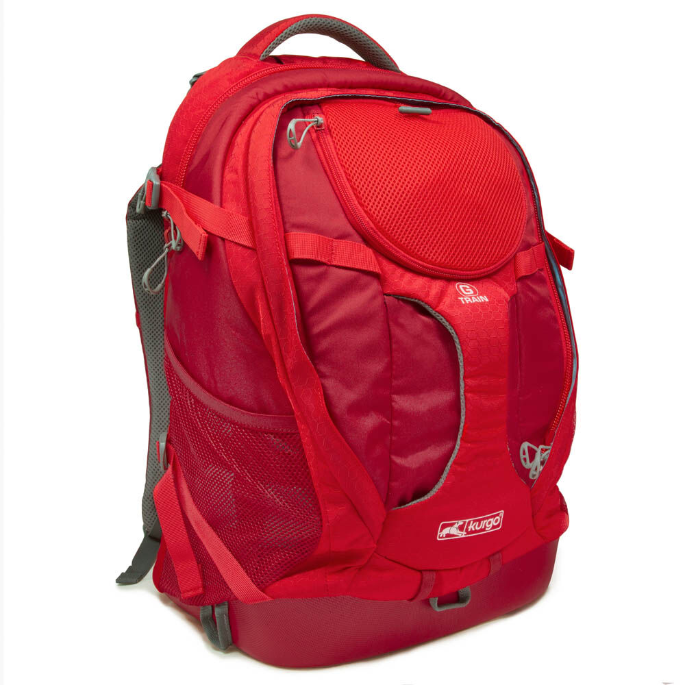 Kurgo G-train Hondenrugzak - Reistas - 53.00 cm - rood - 23.00 cm - 1.00 cm
