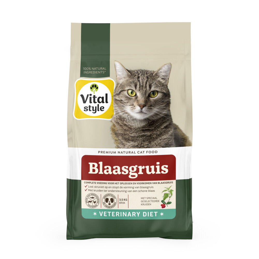 VITALstyle Blaasgruis - Kattenvoer - 3.50 - Kip, rund