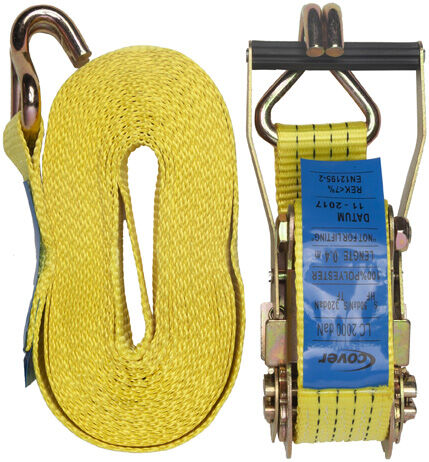 Cover - Spanband met ratel en ogen 9m x 50mm Cover - Spanband met ratel en ogen 9m x 50mm