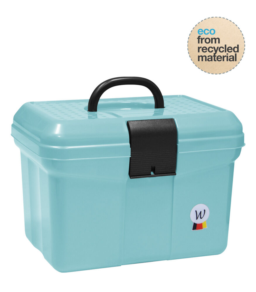 Waldhausen Eco Grooming - Poetskisten Paard - 28.00 cm - Turquoise - 37.00 cm - 24.00 cm