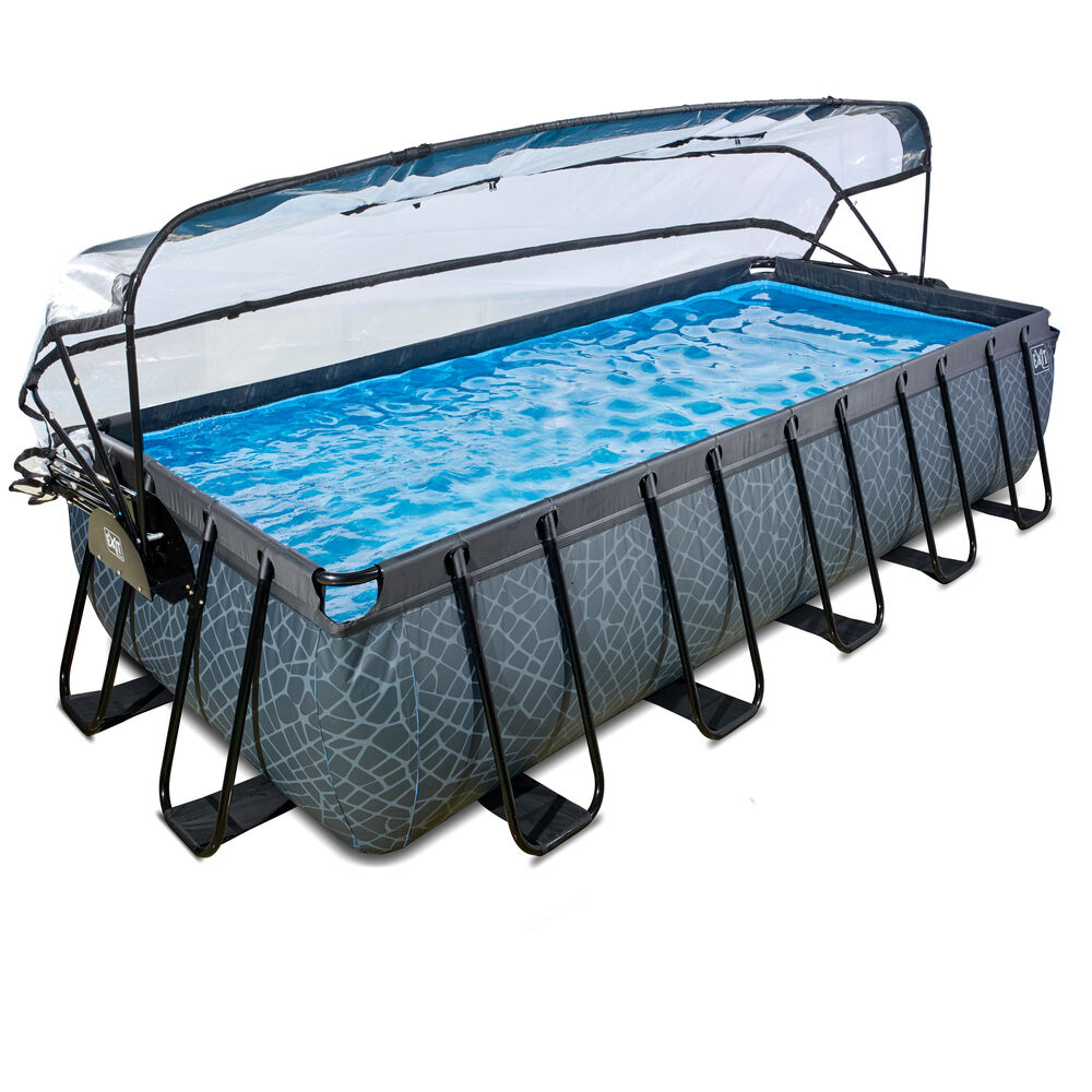 Exit Stone - Zwembad met Overkapping - 100.00 cm - 300.00 cm - 500.00 cm