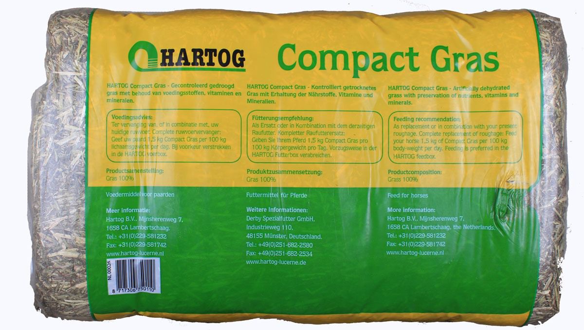 Hartog Compact Gras - Basisvoeding - 18 kg