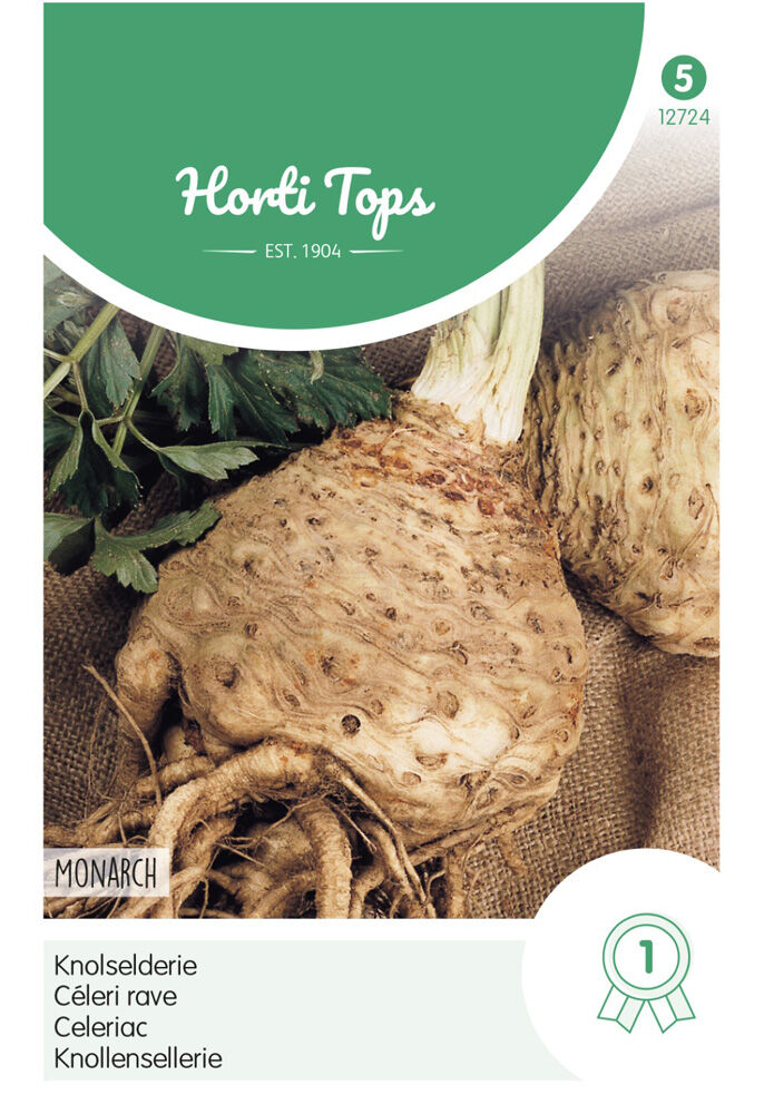 Hortitops Knolselder Apium graveolens var. rapaceum Monarch - Groentezaden Hortitops Knolselder Apium graveolens var. rapaceum Monarch - Groentezaden