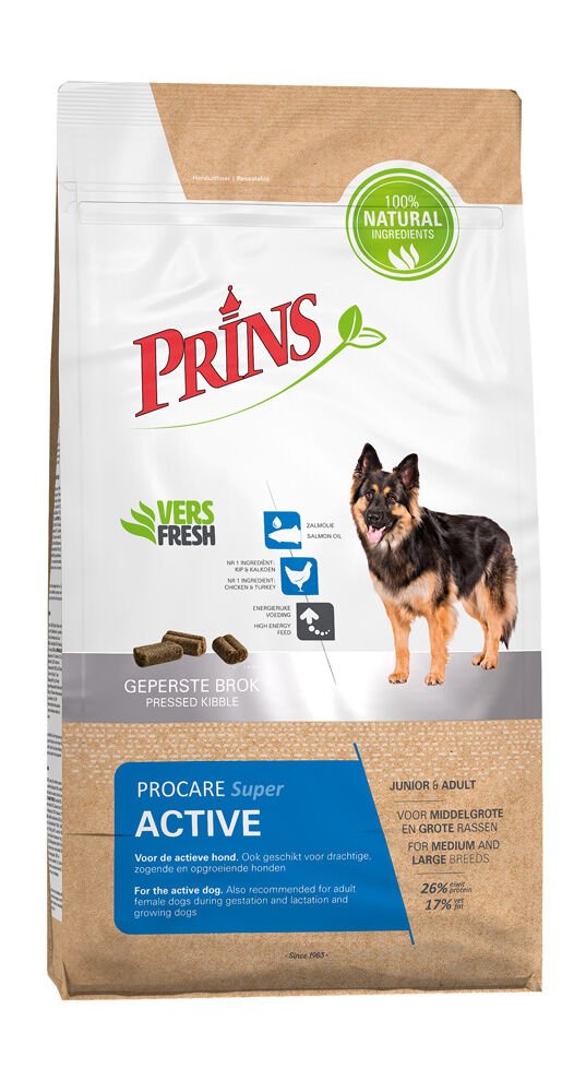 Prins ProCare Super Active - Hondenvoer - 20.00 - gevogelte
