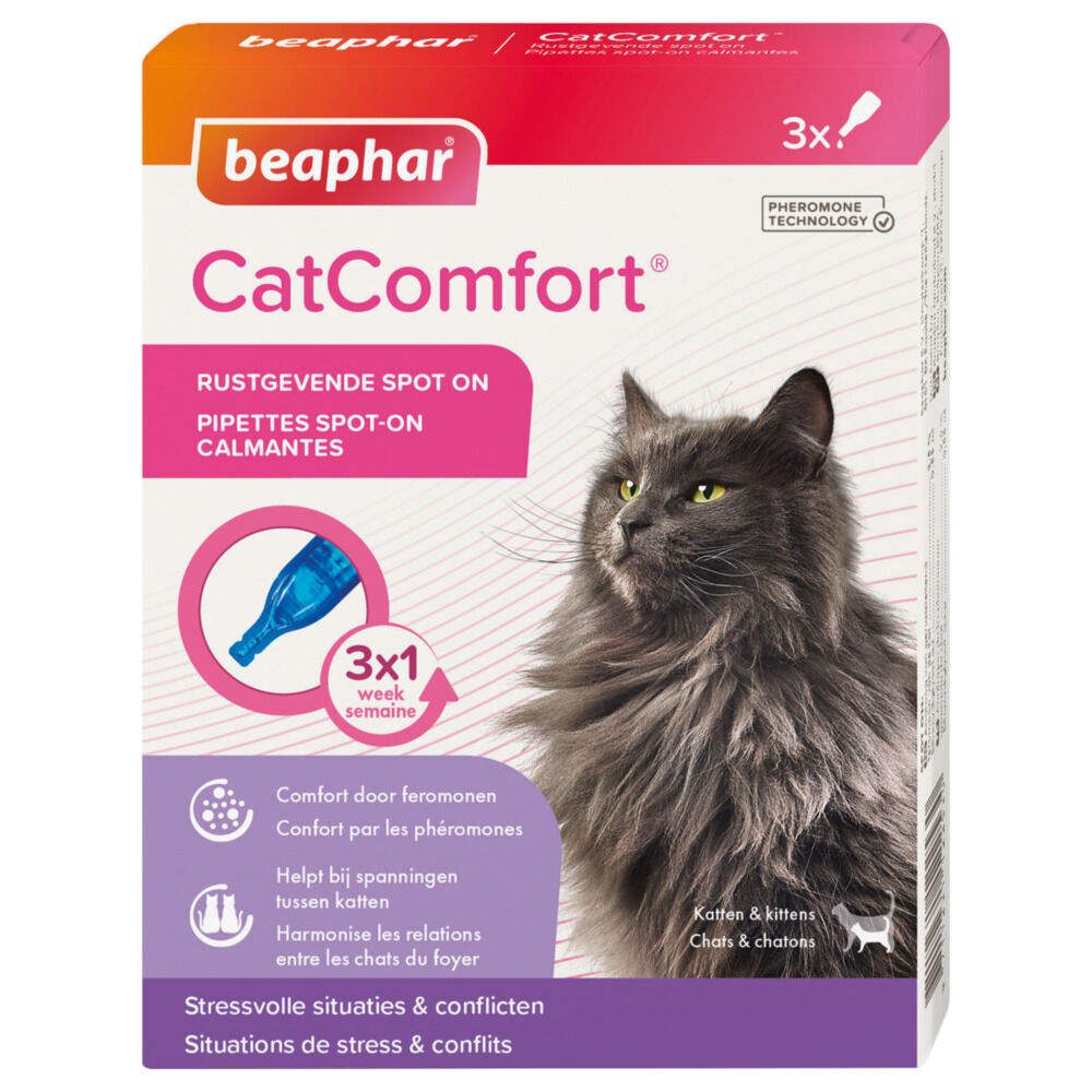 Beaphar CatComfort Spot-On - Kalmeringsmiddel Beaphar CatComfort Spot-On - Kalmeringsmiddel