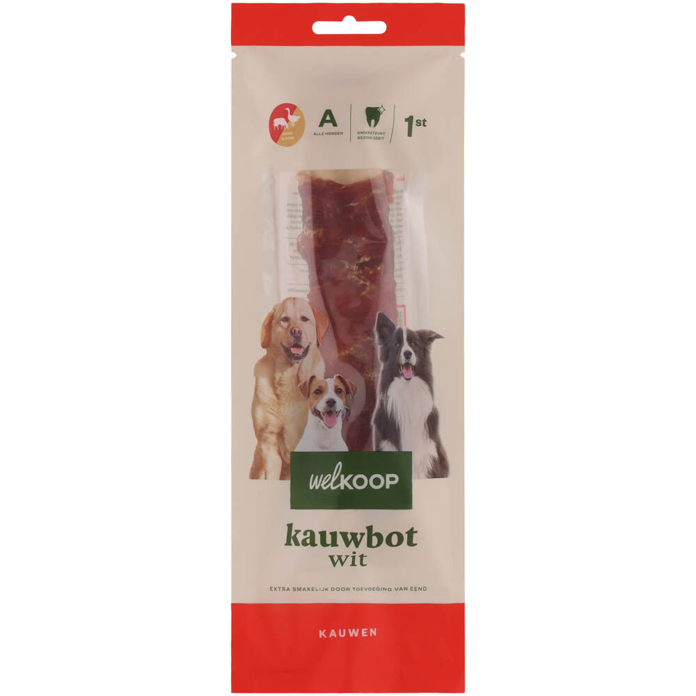 Welkoop - Kauwbot Wit - Extra Kipsmaak