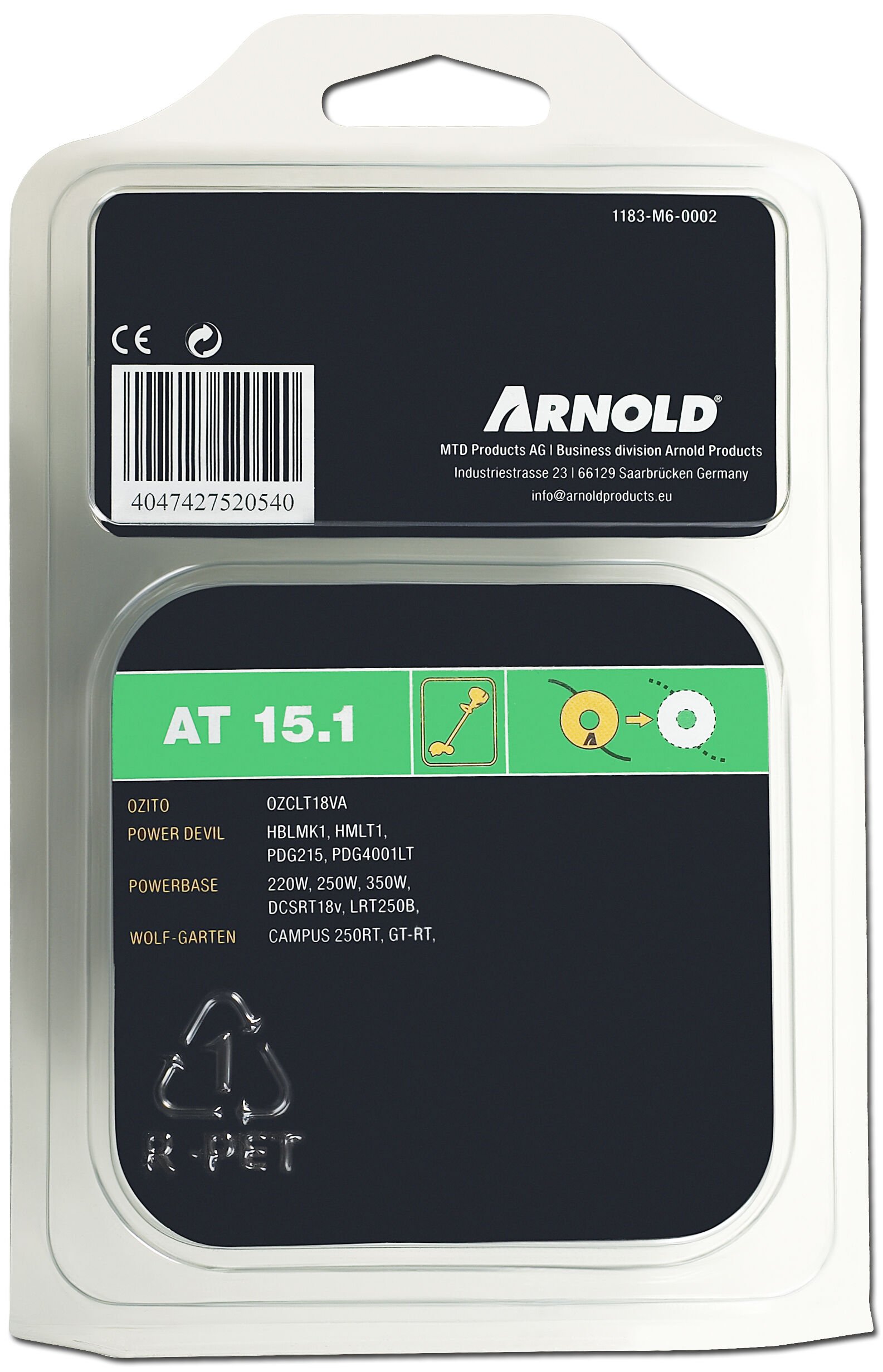 Arnold AT15.1 - Trimmerspoel - 300 cm